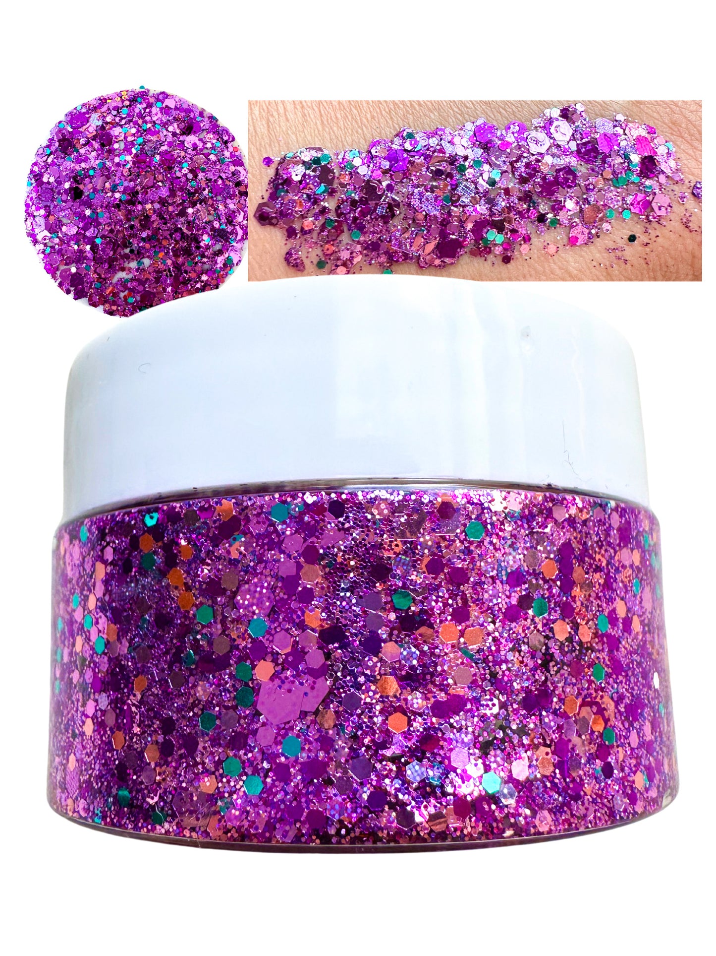 Purple Shimmer Glitter Gel 30ml