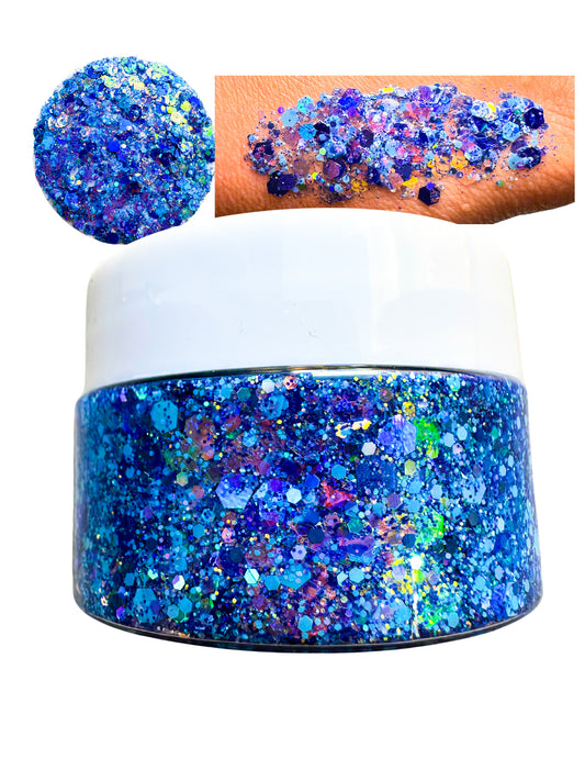 Blue Shimmer Glitter Gel 30ml