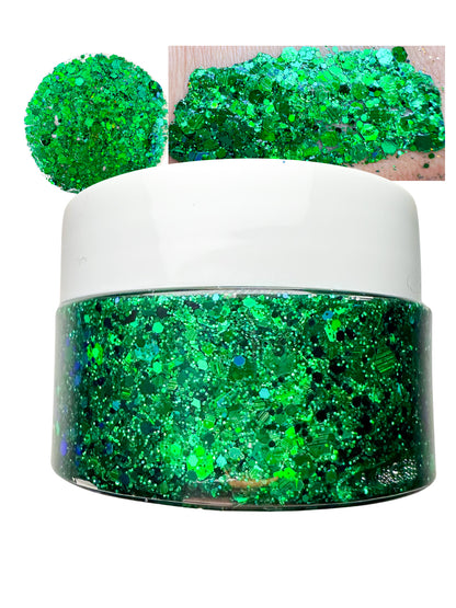 Green Shimmer Glitter Gel 30ml