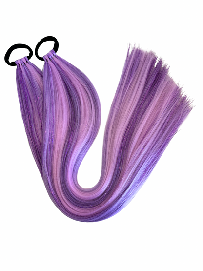 Purple Shimmer Braid Set