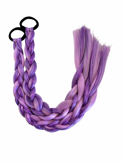 Purple Shimmer Braid Set
