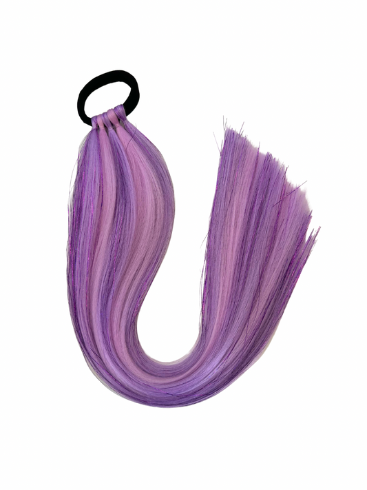 Purple Shimmer Braid MIDI 45cm