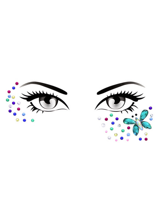 Face Gems - Butterfly Confetti