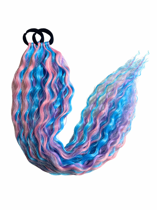 NEW Limited Edition Cotton Candy mermaid ponytail set